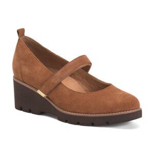 VIONIC Suede Alma Comfort Mary Janes